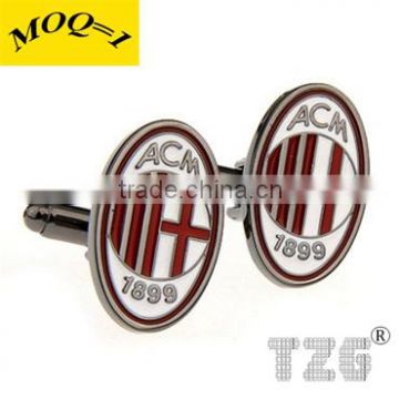 Fashion Stainless Steel Football Team Cuff Link