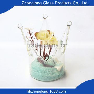 Alibaba Best Sellers Glass Transparent Hand Blown Glass Vase