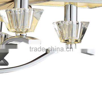Hand Blown Art Glass Iron Pendant Light photo-4