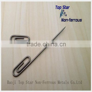 Gr2 Titanium paper clip dabber tool