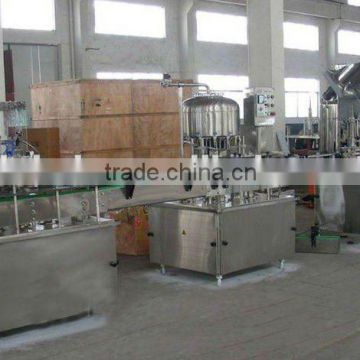 washing,filling and sealing producion line for fruit juice