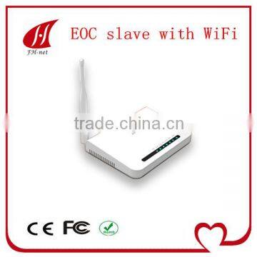 EOC slave with WiFi External antenna 4 Ethernet port