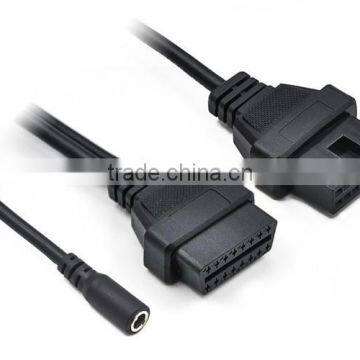 For Mitsubishi 12 Pin To 16 Pin Female OBD 2 Extension Diagnostic Tool Adapter Connector Cable photo-2