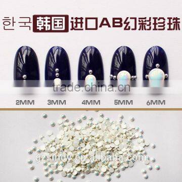 Korean Style Professional AB Color 3D Nail Art Pearl ZX:P799