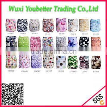Printed Cloth Diaper Sleep Baby Cloth Diaper Reusable Diapers