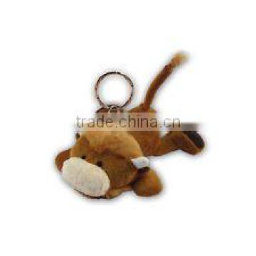 Soft Plush Buffalo Keychain - Cute Fun Animal Key Ring