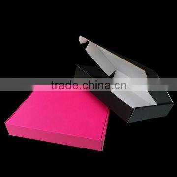 Wholesale Black Custom Printed Logo Corrugated Shipping Boxes