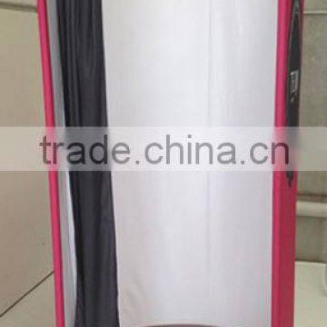 trade show display bathroom with exhibition banner printing