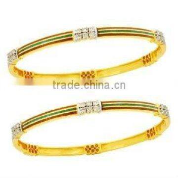 Studded Meena Bangles