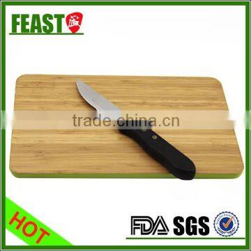 2015 New design square bamboo scale cutting board