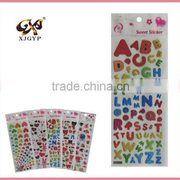 cartoon epoxy stickers/epoxy bubble sticker/epoxy sticker clear