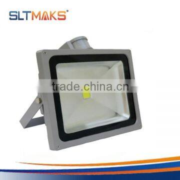 Warm white cool lamp light 90-264VAC IP 65 20W led pir motion sensor flood light