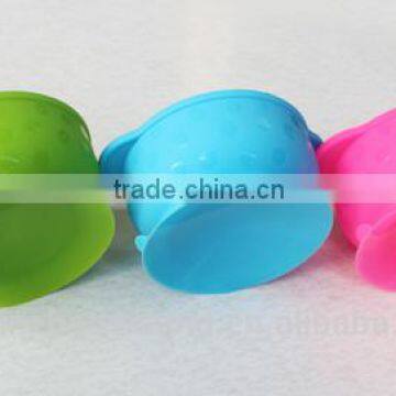 Popular High Quality BPA Free Mini Silicone Suction Baby Bowls