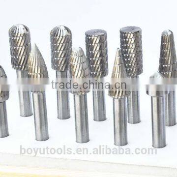 10pcs Rotary Burrs Carbide Material