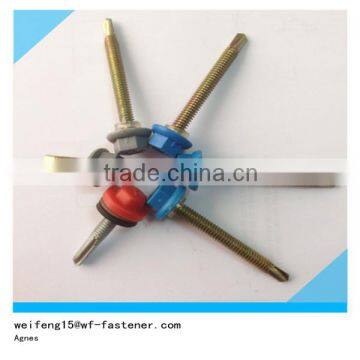 china roofing screw nails with plastic caps manufacturer, suppliers, exporters