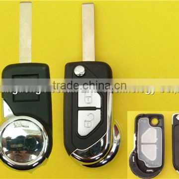 New Arrival Peugeot remote key for Peugeot 407 flip key 2 button car key shell blanks case