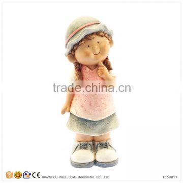 Hot Selling MgO Little Girl Garden Statue Wholesale