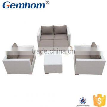 white rattan outdoor furniture