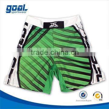 High quality new pattern china custom printed MMA shorts