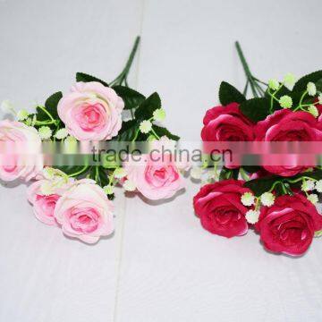 Table Decor Wedding Party Rose Garden Decoration Artificial Valentine Bulk Silk Flower photo-3