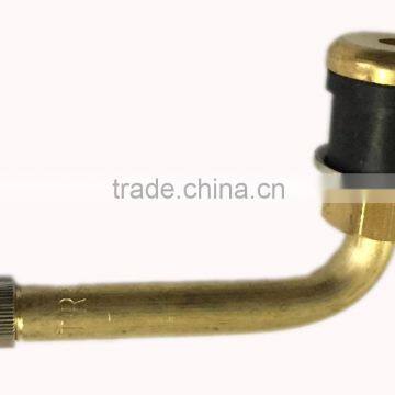 TR571C Tubeless Tyre Valve O-Ring Seal Clamp-in Brass Truck Tire Valve