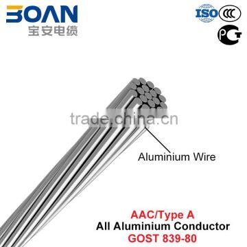 AAC Conductor, Type A Wire, All Aluminium Conductor (GOST 839-80)