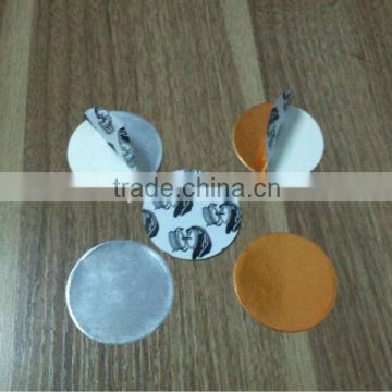 golden aluminum foil induction cap seal liner with antiseptic lacquer