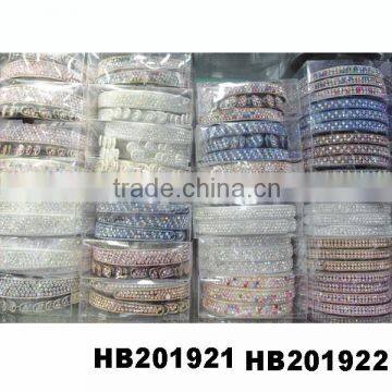 Ladies Fashion Rhinestone Plastic Hairband With Stone photo-2