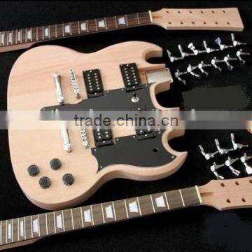 double neck RSG Style electric guitar kit