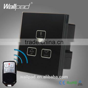 Best Quality Remote 3 Gang Dimmer Switch Wallpad Black Glass Remote 3 Gang Touch Panel Dimmer Dimming Control Switch 2 Way