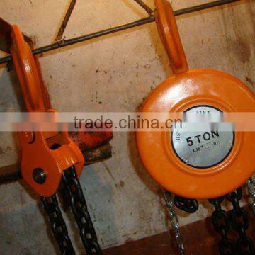 New design competitive price HSZ 1-5 ton manual chain block chain hoist