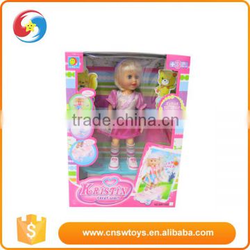 Battery operated bo flash dance plastic girl doll loli with music scooter                        
                                                Quality Choice