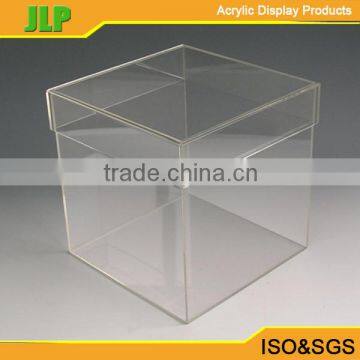 plexiglass acrylic rectangle box,clear acrylic display box