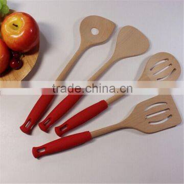 Chinese biodegradable disposable beech wood restauarnt tableware set