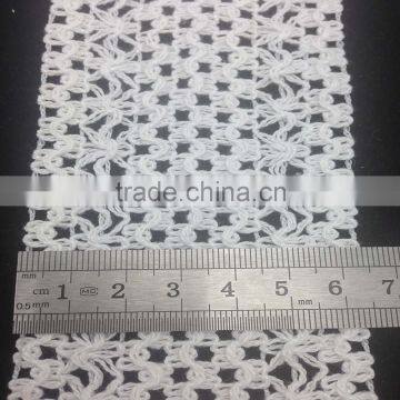 Fashion Sewing Creation White Braid Poly Cotton Floral Lace Trim photo-2