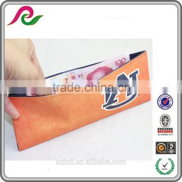 Custom design Fashion tyvek paper wallet anime wallet