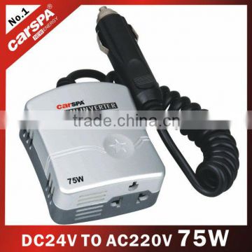 DC TO AC car power inverter dc 12V/24V to ac 110V/220V 75W