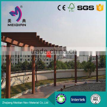 Anti-uv recycled WPC wood plastic composite pergola roof covers