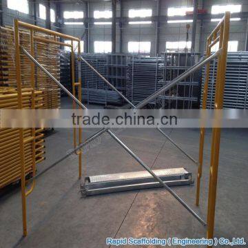 walk through frame scaffolding powder coated