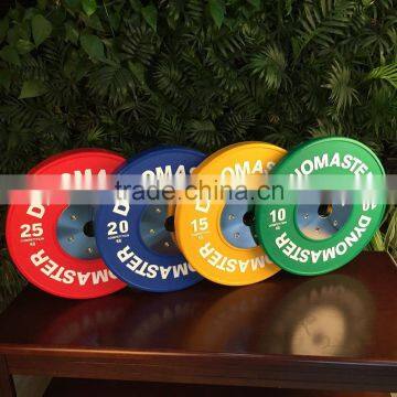 Dynomaster 20KG Competition Rubber Discs for Crossfit / gym Barbell Weight Plate