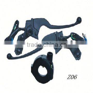 Clutch brake lever with throttle accelerator