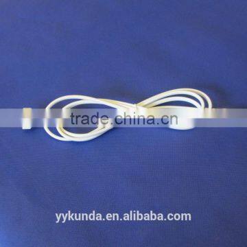 VDE approval H03VVH2-F 2x0.75 power cable with 2 round pin