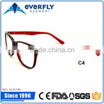 Fashion Demi Color Acetate Eyeglasses Cateye Shape Acetate Optical Frames photo-2