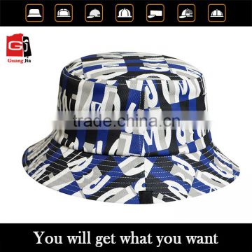 Professional OEM factory good price hot style colourful custom printed bucket hats with wide brim