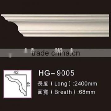 PU foam crown molding/PU ceiling cornice for interior decoration