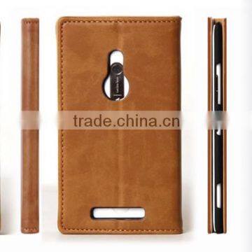 wholesale China flip leather case for Nokia Lumia 925 flip cover