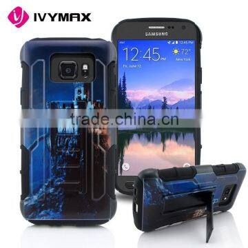 ivymax soft silicone double deck back cover case for Samsung S7 active