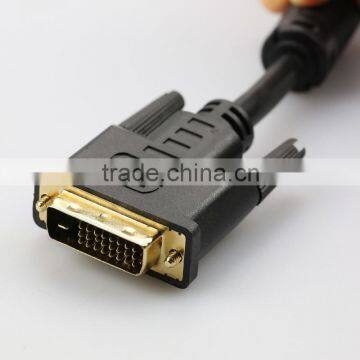 High speed DVI cable 24+1 Pin Male to Male