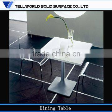 Artificial marble top modern italian design dining table