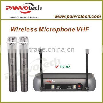 Panvotech Professional dual Channnel wireless microphone handset PV-42